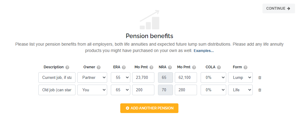 Retirement Planning for Married Couples - pensions